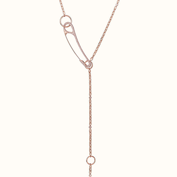 Chaine d'Ancre Punk long necklace, very large model | Hermès USA